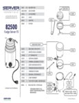 Diagram for Server FS 82500 Warmer with Ladle