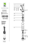 Diagram for Server ProPortion Triple Tip Dispenser Diagram for Server ProPortion Triple Tip Dispenser