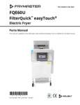 Frymaster FQE60U Parts Manual Frymaster FQE60U Parts Manual