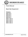 Hoshizaki BB Series Parts Manual