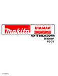 Makita EE400MP Parts breakdown