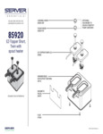 parts list 85920
