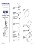 SERVER-Parts-List_SST-Single-Remote-Dispenser-85783 SERVER-Parts-List_SST-Single-Remote-Dispenser-85783
