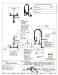 T&S 5MPH-8WLN-06 Pre-Rinse Faucet Diagram