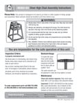 DinerKB950HighChairInstructions1387