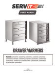 ServIt Drawer Warmer Parts Manual
