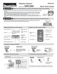 Makita DRC200 Quick Start Guide Makita DRC200 Quick Start Guide