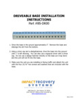 Driveable Base Installation Instructions Driveable Base Installation Instructions