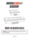 Drop-In Heated Well Parts Manual Drop-In Heated Well Parts Manual