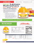 Dr. Smoothie Lemon Refresher Sell Sheet