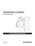 CROSSOVER 7 CU. FT. 27" FRONT LOAD GAS COMMERCIAL DRYER CROSSOVER 7 CU. FT. 27" FRONT LOAD GAS COMMERCIAL DRYER