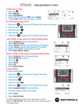 Motorola Solutions_DTR Programing Steps