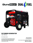 DuroStar DS13000EH Manual DuroStar DS13000EH Manual