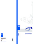 E20V Manual E20V Manual