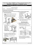 Moffat E22-E23 Stacking Kit Installation Manual Moffat E22-E23 Stacking Kit Installation Manual