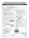 Moffat E32 Convection Oven Stacking Kit Installation Manual