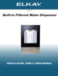 Elkay LBWD00BKC_LBWD00WHC Built-In Filling Station Manual Elkay LBWD00BKC_LBWD00WHC Built-In Filling Station Manual