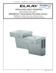 Elkay VRCGRNTK8 Series Manual Elkay VRCGRNTK8 Series Manual