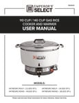 Emperor's Select EGRC Liquid Propane 140 Cup (70 Cup Raw) Gas Rice Cooker  and Warmer - 24,000 BTU
