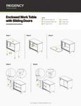 Enclosed Work Table instructions