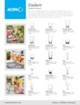 Acopa Endure Tritan™ Drinkware Brochure