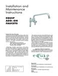 Add-On Faucet Instructions