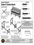 Exeter 6 ft. Backless Bench_Assembly Exeter 6 ft. Backless Bench_Assembly