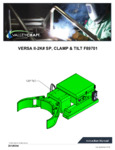 VERSA II-2K# SP, CLAMP & TILT F89701 Manual VERSA II-2K# SP, CLAMP & TILT F89701 Manual