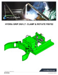 HYDRA GRIP 2K# LT. CLAMP & ROTATE F89702 HYDRA GRIP 2K# LT. CLAMP & ROTATE F89702