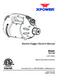 F8/F16 Fogger Manual F8/F16 Fogger Manual
