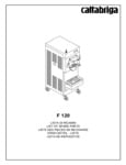 CATTABRIGA F120 Parts Manual CATTABRIGA F120 Parts Manual