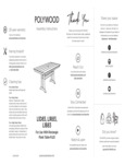 Farmhouse Trestle Table Assembly Instructions