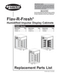 Hatco FDWD Replacement Parts List Hatco FDWD Replacement Parts List