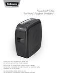 Fellowes 12Cs Shredder Manual Fellowes 12Cs Shredder Manual