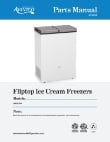 Fliptop Ice Cream Freezer 360ICF4 Parts Manual