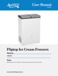 Fliptop Ice Cream Freezers 360ICF4_manual