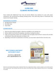 Floor Grip Cleaning Instructions