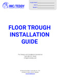 Floor Trough Installation Floor Trough Installation
