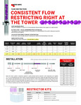 Flow Restrictor Kit Installation Instructions