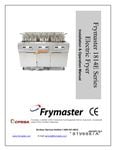 Frymaster 11814E manual