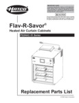 Hatco FS2HAC-15 Replacement Parts List Hatco FS2HAC-15 Replacement Parts List