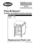 Hatco Flav-r-Savor Replacement Parts List Hatco Flav-r-Savor Replacement Parts List