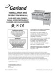 GARLAND S680, SS680 & SU680 SERIES RESTAURANT RANGES AND SALAMANDERS