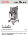 Galaxy GMIX10-20 Manual Galaxy GMIX10-20 Manual