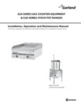 Garland G20-SP Stock Pot Range Manual