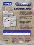 Gas Pasta Cooker Brochure Gas Pasta Cooker Brochure