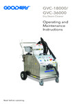 Goodway GVC-18000_GVC-36000 Operating Manual Goodway GVC-18000_GVC-36000 Operating Manual