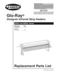 Glo-Ray Infrared Strip Heaters Replacement Part List Glo-Ray Infrared Strip Heaters Replacement Part List