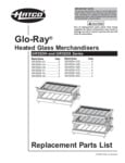 Hatco Glo-Ray Replacement Parts List