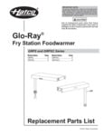 Hatco GloRay Fry Station Food Warmer Replacement Parts List Hatco GloRay Fry Station Food Warmer Replacement Parts List